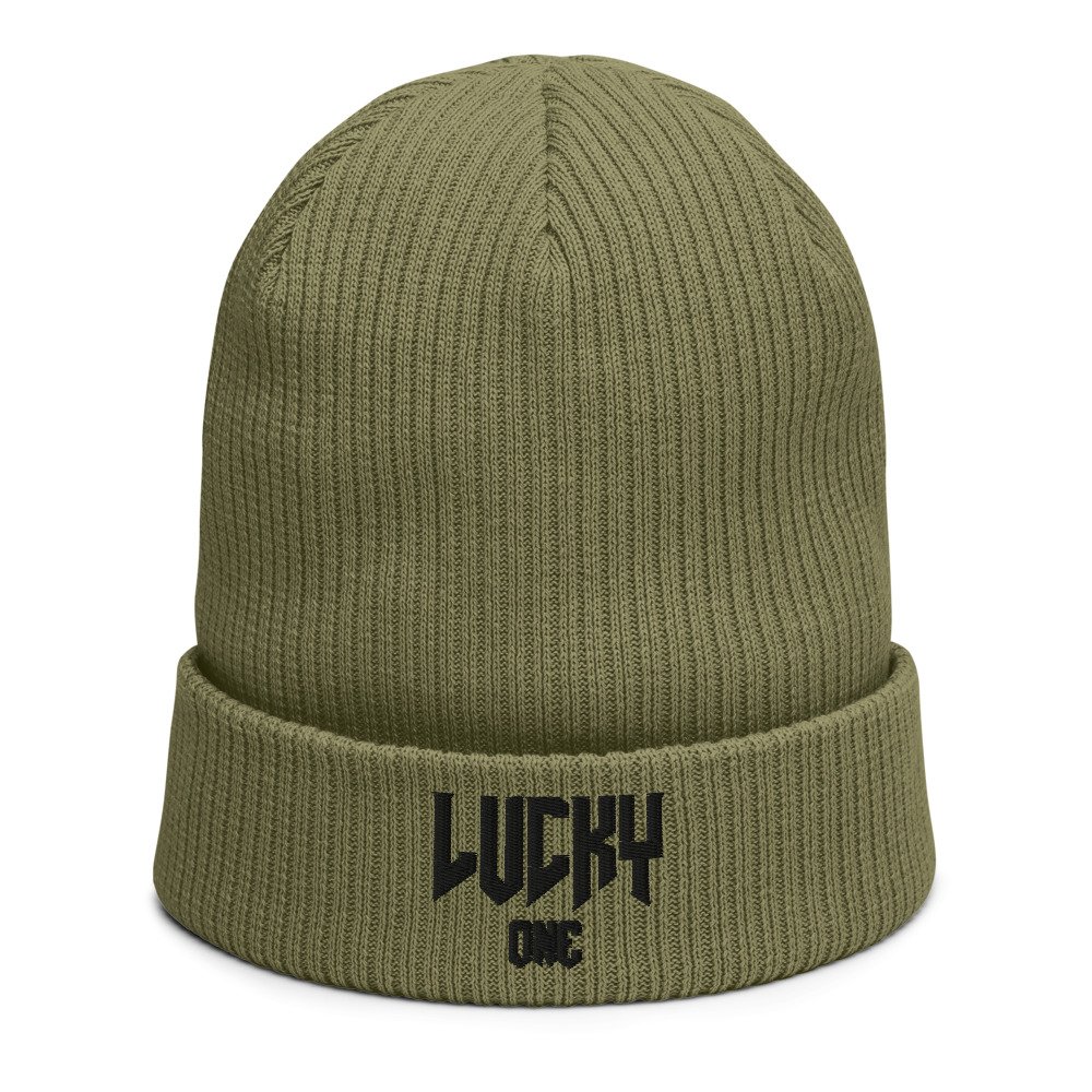 Organic ribbed LuckyOne beanie - Image 5