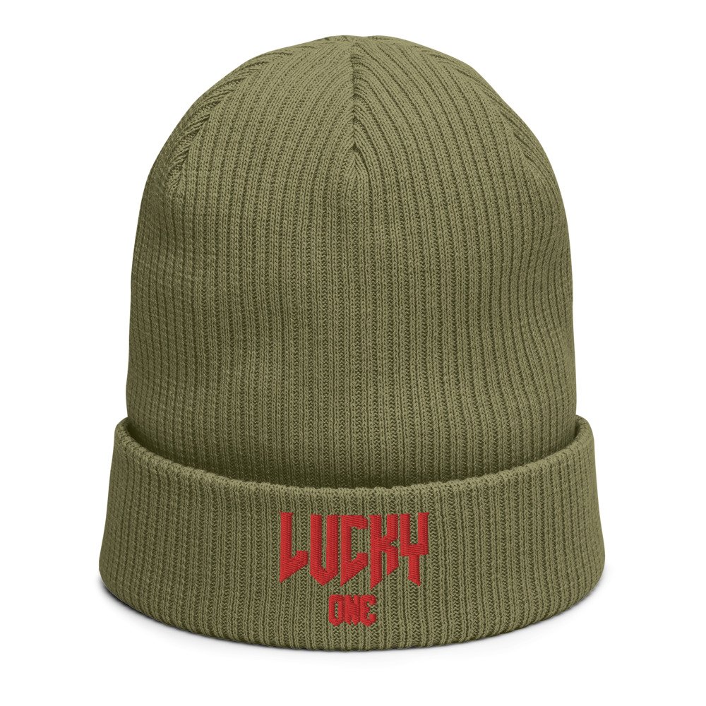 Organic ribbed LuckyOne beanie - Image 8