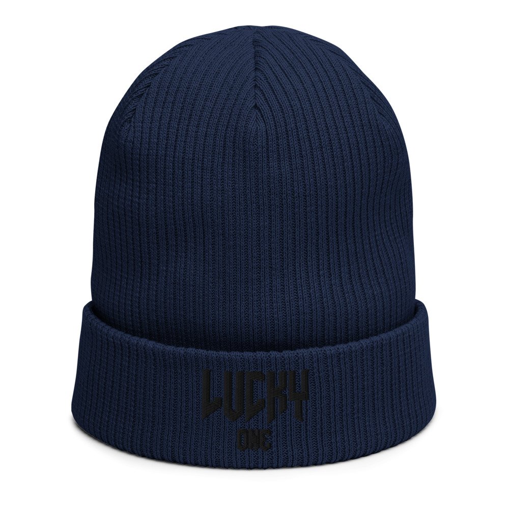 Organic ribbed LuckyOne beanie - Image 11