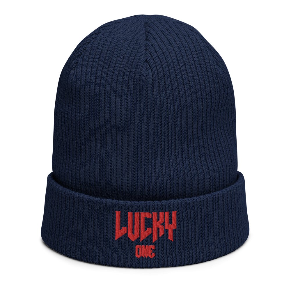 Organic ribbed LuckyOne beanie - Image 7