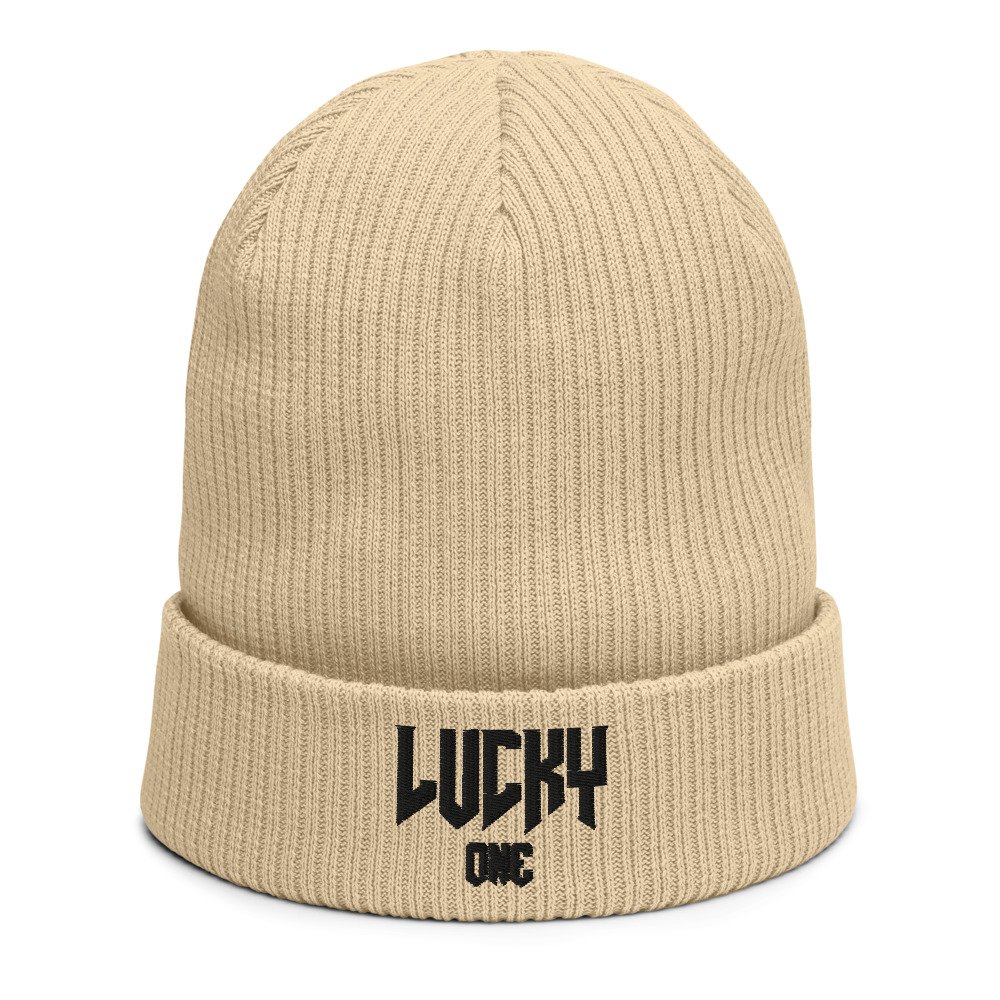Organic ribbed LuckyOne beanie - Image 10