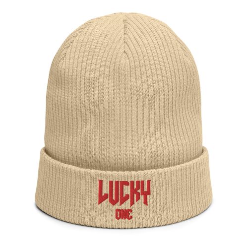 Organic ribbed LuckyOne beanie - Image 6