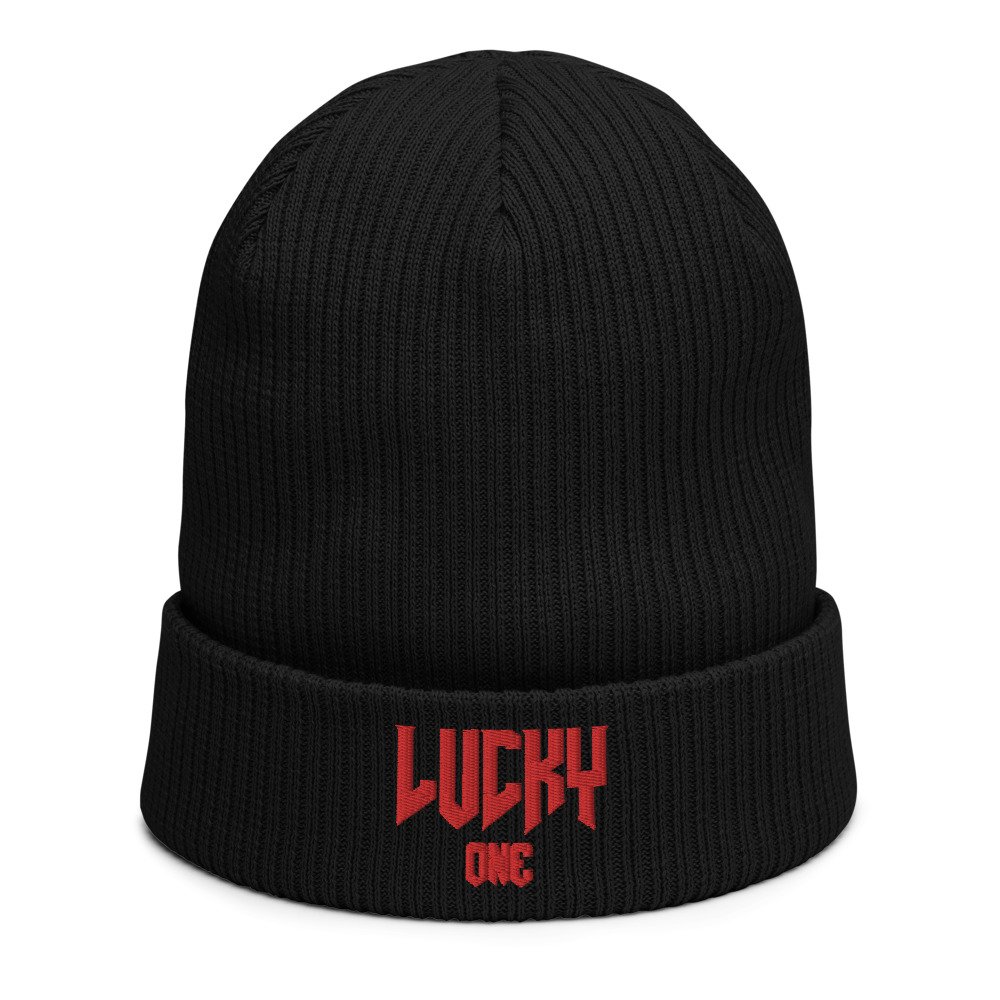 Organic ribbed LuckyOne beanie - Image 9