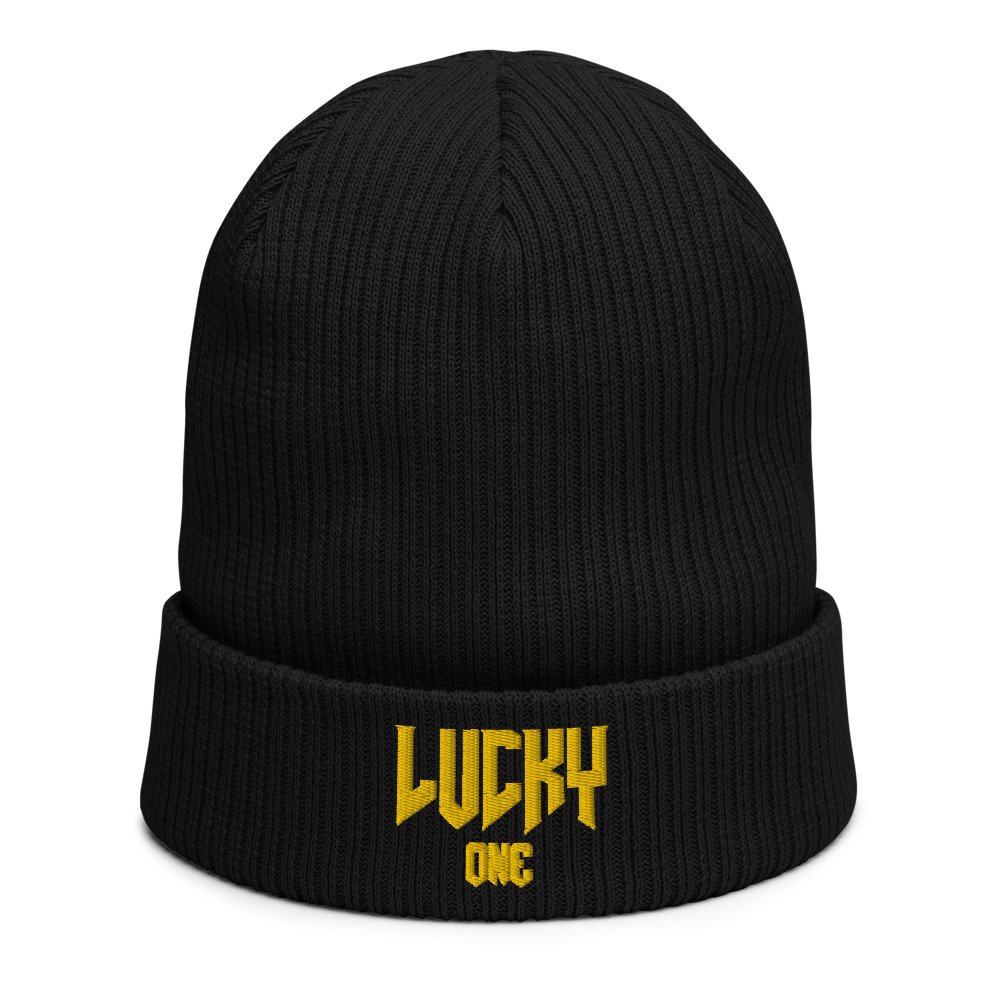 Organic ribbed LuckyOne beanie - Image 4