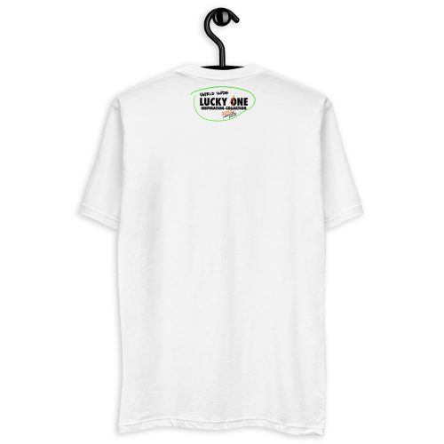 White DESIGNER T-shirt - back