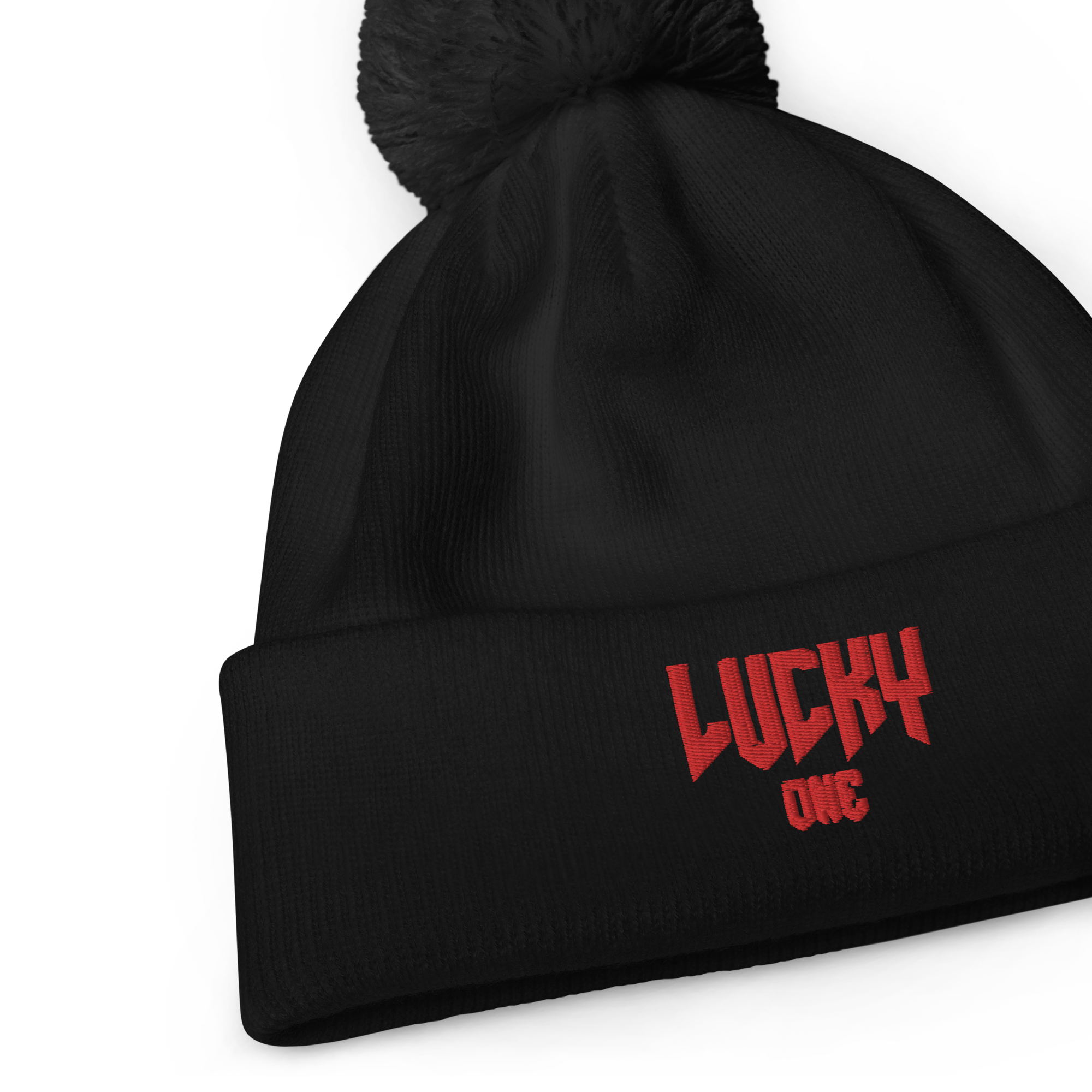 Lucky One pom pom beanie - Image 5