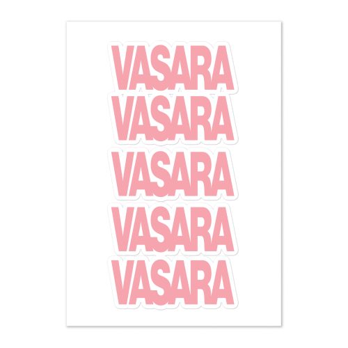 Alternative view of VASARA Sticker sheet