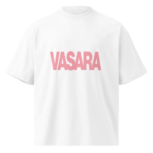 VASARA Unisex organic oversized high neck t-shirt