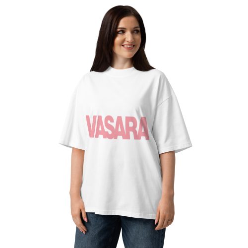 Alternative view of VASARA Unisex organic oversized high neck t-shirt